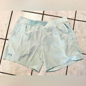 Men’s Under Armour Mint Green Athletic Speed Rocket Shorts